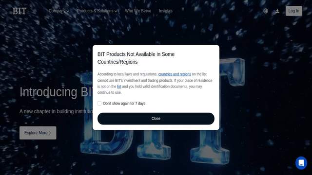 Bitcasino casino screenshot